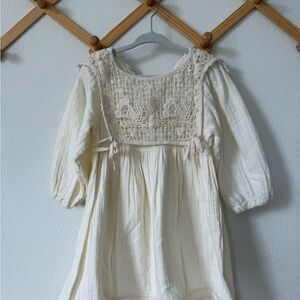 Charming Cream Kids Blouse